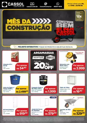 Cassol (válido até 23-08)