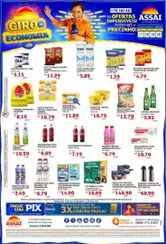 Encarte Assaí Atacadista Página 1: Deline - margarina cremosa com sal €11,89, Vitamilho - flocão de milho €1,59