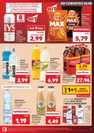 Kaufland gazetka tydzień 34 Strona 11: Tyskie Gronie Piwo 5,2% alk €2,99, Lay's MAX Chipsy karbowane €5,79