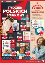 Kaufland gazetka tydzień 34 Strona 18: Stąd takie Dobre! Pierogi z mięsem €7,99