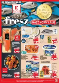 Kaufland gazetka tydzień 34 Strona 38: Superfish Krewetki białe gotowane €29,99