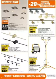 OBI gazetka Strona 12: System szynowy LED X-LINE €63,99, Kinkiet łazienkowy LED Artist €99,99