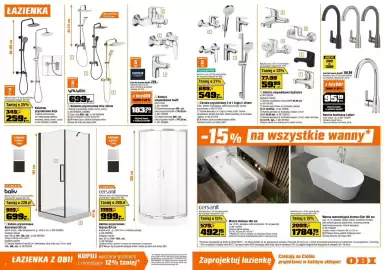 OBI gazetka Strona 2: 80-108 cm ŁAZIENKA 84-112 cm Deszczownica 25 x 25 cm 2 3 229 GWARANCIA 7 lat Najniższa cena z 30 dni