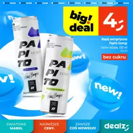 Dealz gazetka tydzień 34 Strona 2: Napój energetyczny Papito €4,00
