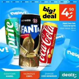 Dealz gazetka tydzień 34 Strona 7: Napój Coca-Cola €4,50