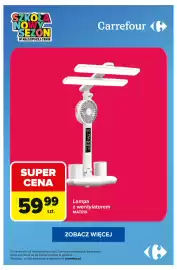 Carrefour gazetka tydzień 34 Strona 10: Lampa z wentylatorem Matrix €59,99