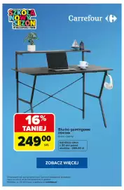 Carrefour gazetka tydzień 34 Strona 3: Fotel gamingowy Renoma €249,00