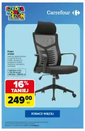 Carrefour gazetka tydzień 34 Strona 5: Fotel biurowy Spiner €249,00