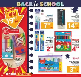 Catalogue Trafic semaine 34 page 10: Pelikan SET DE 2 EFFACEURS D'ENCRE SUPER SHERIFF €2,99, Pelikan STYLO-PLUME COLAD €7,99