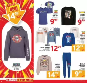 Catalogue Trafic semaine 34 page 18: TOY STORY Stitch SWEAT GARCON €12,99, Stitch PANTALON GARCON €9,99
