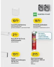 Castorama gazetka tydzień 34 Strona 15: Rura Rlm 16/2 m.b. kielichowana €2,48, Klej montażowy Volden Ms polimer biały €21,98