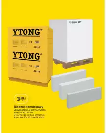 Castorama gazetka tydzień 34 Strona 2: Bloczek komórkowy Bruk-Bet 5x20x60 cm €3,28