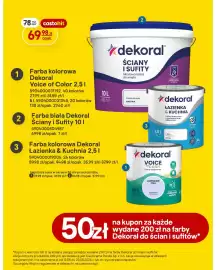 Castorama gazetka tydzień 34 Strona 31: Farba kolorowa Dekoral Voice of Color €69,98