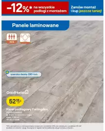 Castorama gazetka tydzień 34 Strona 12: Panel podłogowy GoodHome Farlingdon 8 mm AC5 €52,98