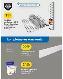 Castorama gazetka tydzień 34 Strona 13: Listwa MDF LB1 Foge wys. 8 cm dł. 2 m €29,98