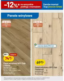 Castorama gazetka tydzień 34 Strona 14: Panel winylowy Spc Dąb Flamenco €69,98, Panel winylowy Spc Dąb Lizbona €74,98