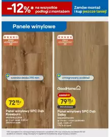 Castorama gazetka tydzień 34 Strona 15: Panel winylowy Spc Dąb Selby €79,98, Panel winylowy Spc Dąb Roseburn €72,98