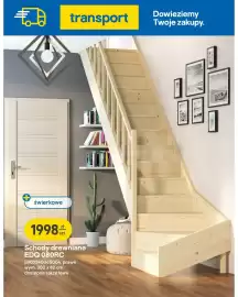 Castorama gazetka tydzień 34 Strona 8: Schody drewniane świerkowe Edq 080RC €1.998,00