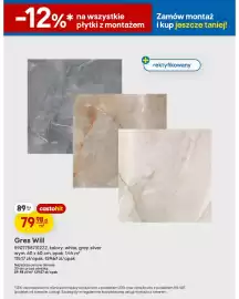 Castorama gazetka tydzień 34 Strona 10: Gres Will silver €79,98