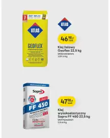 Castorama gazetka tydzień 34 Strona 15: Klej żelowy Atlas Geoflex €46,98, Klej wysokoelastyczny Sopro €47,98