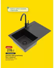 Castorama gazetka tydzień 34 Strona 18: Zestaw zlew granitowy Suri z baterią €278,00