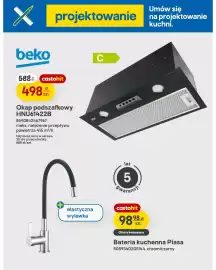 Castorama gazetka tydzień 34 Strona 19: Okap podszafkowy Beko HNU61422B €498,00, Bateria kuchenna Piasa €98,98