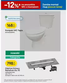 Castorama gazetka tydzień 34 Strona 3: Kompakt Wc Tapia bezkołnierzowy €168,00