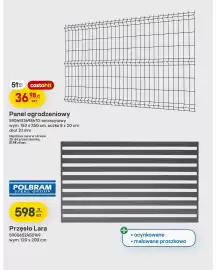 Castorama gazetka tydzień 34 Strona 5: Panel ogrodzeniowy antracytowy €36,98, Przęsło Lara €598,00
