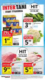 Intermarche gazetka tydzień 34 Strona 44: Kalafior €5,99, łopatka wieprzowa bez kości €9,99