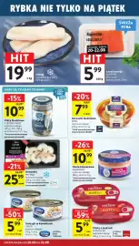 Intermarche gazetka tydzień 34 Strona 20: Mintaj polędwice bez skóry €19,99, Tuńczyk w kawałkach Lisner €5,99