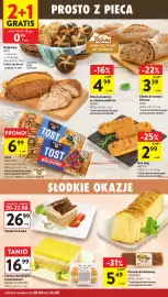Intermarche gazetka tydzień 34 Strona 24: Tost DAN CAKE €6,99, Ciasto Krówka €26,99