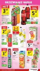 Intermarche gazetka tydzień 34 Strona 31: Napój gazowany SCHWEPPES DR PEPPER €4,26, Sok 100% Hortex wybrane rodzaje €4,99