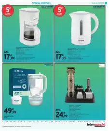 Catalogue Intermarché Express semaine 35 page 5: Severin - cafetiere filtre blanc/argent €17,99