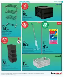 Catalogue Intermarché Express semaine 35 page 9: Poête e-lable 3.4 l €1,90, Eda - tour deco stone 2 tiroirs €9,90