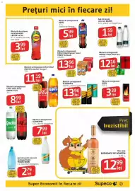 Catalog Supeco Pagină 21: Sprite/ Coca Cola Zero €12,16, Coca Cola Original Lime Fanta Portocale €13,96