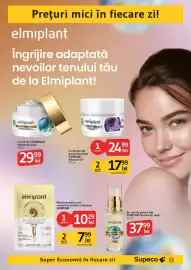 Catalog Supeco Pagină 23: Elmiplant mască șervețel cu ser concentrat antirid cu exozomi €7,99, Elimplant lift advance €17,99