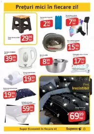 Catalog Supeco Pagină 29: Protectie de saltea impermeabila din frotir €59,99, Scaun plastic pliabil mare €29,99