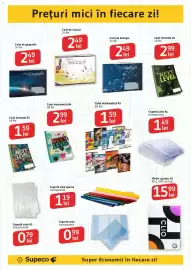 Catalog Supeco Pagină 6: Caiet de biologie €249,00, Next Level caiet dictando A4 €2,99