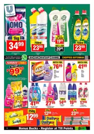 Choppies catalogue Page 12: MAQ Washing Powder + MAQ Soft Fabric Conditioner €76,99, CHOPPIES Fabric Softener €27,99
