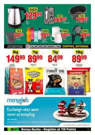 Choppies catalogue Page 15: WATER BOTTLE ICELAND DELUXE OR CLEARAA €18,99, MUG Assorted €12,99