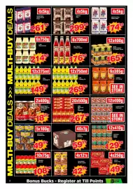 Choppies catalogue Page 2: TASTIC Rice €299,99, White Star Maize Meal €174,99