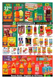 Choppies catalogue Page 6: OROS Squash €28,99, Good Health Alkaline Water €6,99
