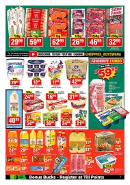 Choppies catalogue Page 9: CLOVER Yoghurt Smooth €18,99, Yogofun Drinking Yoghurt €11,99