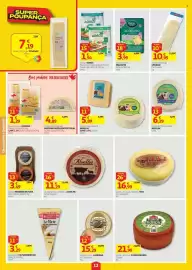 Folheto Auchan semana 34 Página 12: Queijo Minas Frescal Indulac €5,89, Queijo de Vaca e Ovelha Alvelhe €11,29