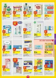 Folheto Auchan semana 34 Página 35: Toalhitas nunex sensitive €1,00, Saqueta de fruta hero €0,89