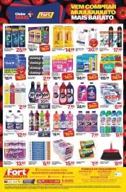 Tabloide Fort Atacadista Página 4: Pampers - fralda super sequinha €65,99, Creme dental €2,99