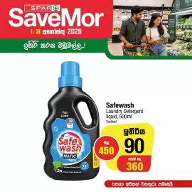 Spar Savemor catalogue Page 4: Safewash Laundry Detergent liquid Topload €360,00