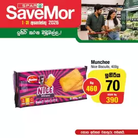 Spar Savemor catalogue Page 5: Munchee Nice Biscuits €390,00