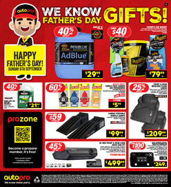 Autopro catalogue Page 16: Meguiar’s Father's Day Bucket €79,99, Extreme Garage Portable Vehicle Ramps €99,99