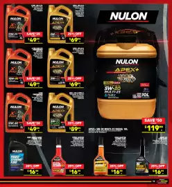 Autopro catalogue Page 13: Nulon X-Pro 10W-30 €49,99, Nulon X-PRO Long Life Performance 10W-40 €49,99